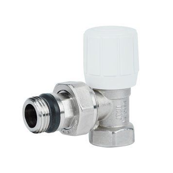 фото Кран радиаторный Icma 1/2" с антипротечкой угловой №951