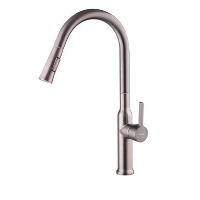 фото Змішувач для кухні з висувним виливом Mixxus Premium PULL 014 GRAPHITE (MI6959)