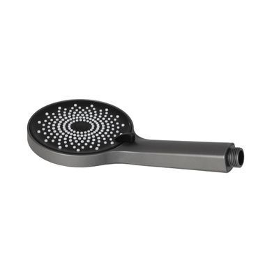 фото Qtap Rucni Лійка для ручного душу 120 мм округла QTRUCA120R3GRP Graphite