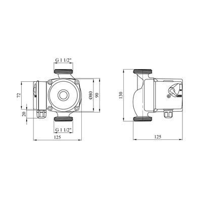 фото Насос циркуляционный Forwater GPD 25/6-130 (Grundfos)