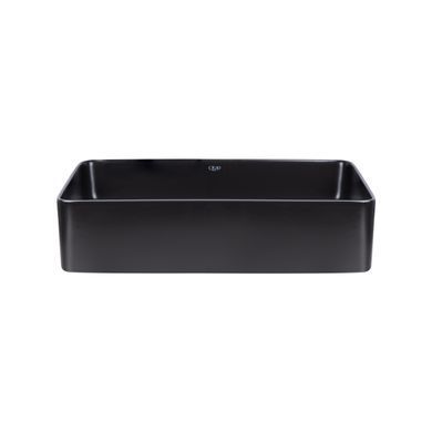 фотографія Раковина-чаша Qtap Tern 500х350х145 Matt black QT1711A055MBN