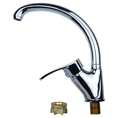 фото Змішувач ML &Oslash;40 для кухні гусак вухо лат. шток на гайці AQUATICA ML-4B441C (9746100)