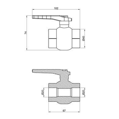 фото Кран шаровой PPR Thermo Alliance 20