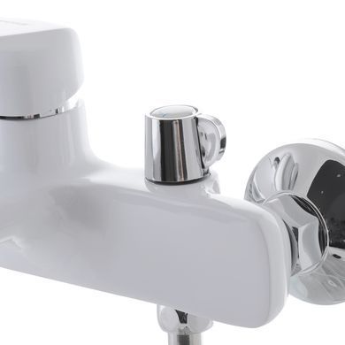фотографія Змішувач для ванни з коротким виливом MIXXUS OREGON 009 EURO Білий (MI5794)
