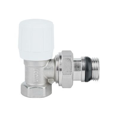 фотографія Кран радіаторний Icma 1/2" з антипротіканням кутовий №951