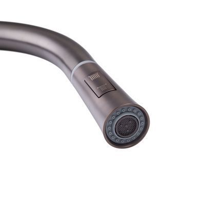 фото Змішувач для кухні з висувним виливом Mixxus Premium PULL 014 GRAPHITE (MI6959)