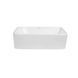 Комплект Qtap Tern: Раковина накладная прямоугольная 475х370х140 мм White + Донный клапан PU02