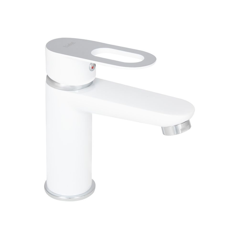 фото Смеситель для раковины Lidz Latwa 001 (k35) LDLAT001WHI45423 White
