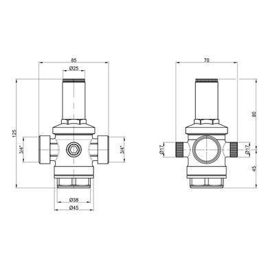 фотографія Редуктор Icma 3/4" №246
