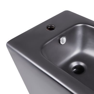 фото Биде напольное Qtap Robin 565x360x405 Matt black QT13442141CMB