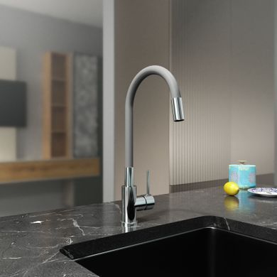 фото Kitchen Light Pro змішувач для кухні, chrome-grey