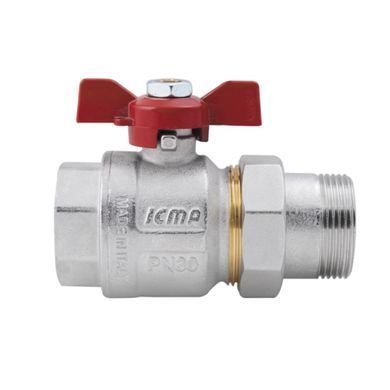 фото Кран шаровой "Американка" Icma 1 1/4" прямой №347