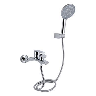 фотографія Змішувач для ванни Qtap Leo New (з душовим гарнітуром) QTLEO259CRM45563 Chrome