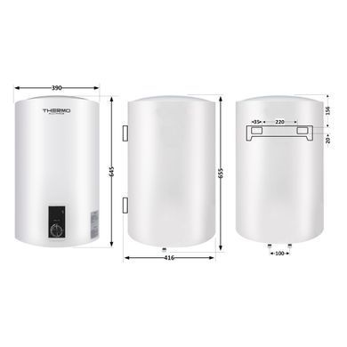 фотографія Водонагрівач електричний Thermo Alliance 50 л вертикальний, сухий ТЕН 2,0 кВт D50V20J2(D)K
