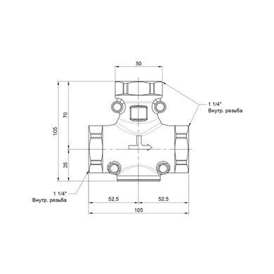 фото Антиконденсационный клапан Icma 1" 1/4 55&deg;C №133