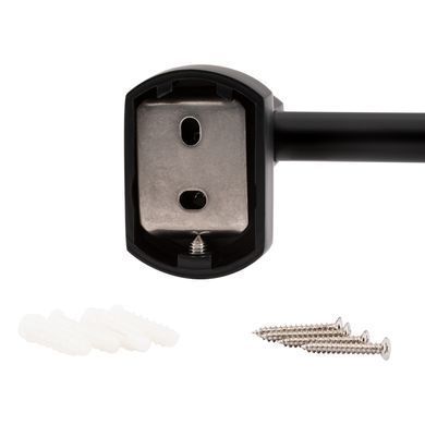 фотографія Тримач для рушника Qtap Liberty 605 мм QTLIBBLM1124 Black