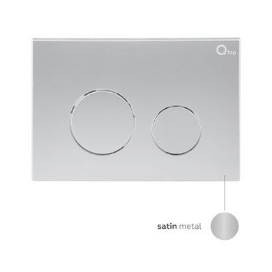 фото Набор инсталляция 4 в 1 Qtap Nest ST с круглой панелью смыва QT0133M425M11111SAT