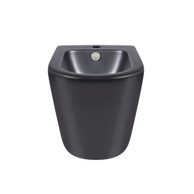 фото Биде напольное Qtap Robin 565x360x405 Matt black QT13442141CMB