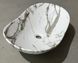 Раковина накладна MIXXUS PREMIUM WAVE-0105 MARBLE 620х360х160mm (MP6559)