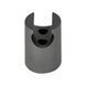 Держатель для ручного душа Qtap Spojeni округлый QT829910842854GRP Graphite