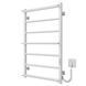 Рушникосушарка електрична Ladder П7 500х800 Deffi нержавіюча сталь (Білий, WD03, Праве підключення)