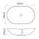 Раковина накладна MIXXUS PREMIUM WAVE-0105 MARBLE 620х360х160mm (MP6559)