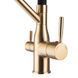 Змішувач для кухні MixxusPremium Gravity 021 BRUSHED GOLD REFL.BLACK (MI6981)