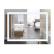 фото Дзеркало MIXXUS WARM MR12-90x70-REVERSE з LED Touch, Anti-fog, димером, рег. яскравості (MI6675)