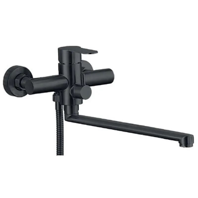 фотографія Змішувач для ванни Zerix DAX-006 (Euro) Black з нерж. сталі SUS304 (ZX4816)