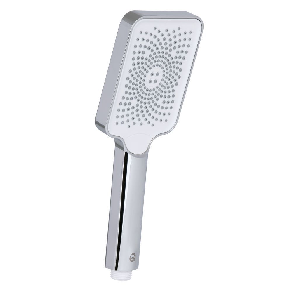 фото Лейка для ручного душа Qtap Rucni 145x95 мм прямоугольная QTRUC125CRM45777 Chrome/White