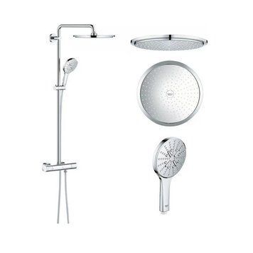 фотографія Душова система з термостатом для настінного монтажу Grohe Rainshower Smartactive 310 (27966001)
