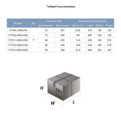 фото Насос вихровий свердловинний 0.75кВт H 58(34)м Q 45(20)л/хв &Oslash;96мм AQUATICA (DONGYIN) 4SKm100 (777311)