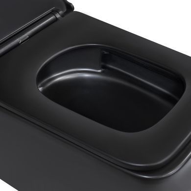 фотографія Унітаз підвісний Qtap Gemini безободковий з сидінням Soft-close QT2533076EUQMB