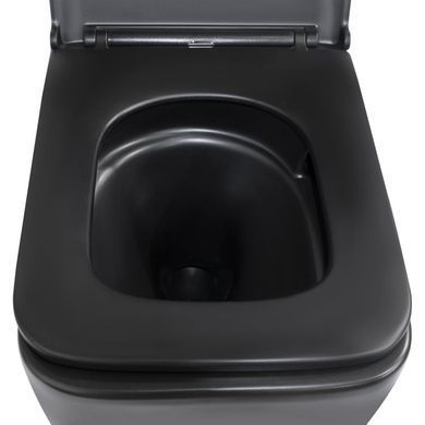 фотографія Унітаз підвісний Qtap Gemini безободковий з сидінням Soft-close QT2533076EUQMB