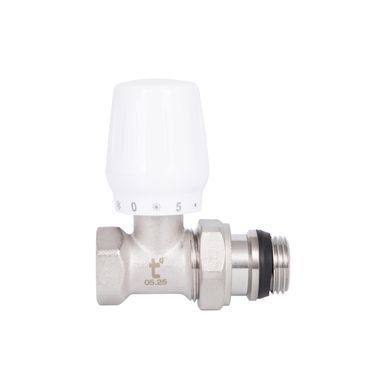 фото Кран радиаторный Thermo Alliance Base 1/2" ВН с антипротечкой прямой SD226W15