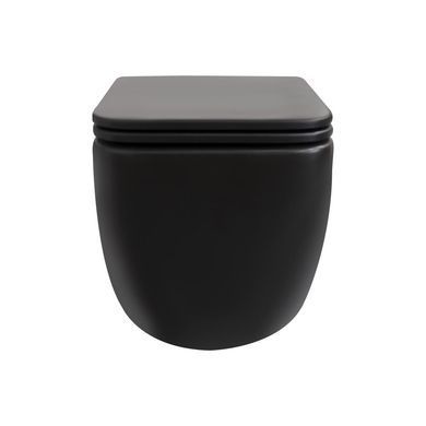 фотографія Унітаз підвісний Qtap Gemini безободковий з сидінням Soft-close QT2533076EUQMB