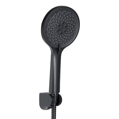 фотографія Змішувач для ванни Qtap Taurus (з душовим гарнітуром) QTTAU259BLM45662 Black Matt