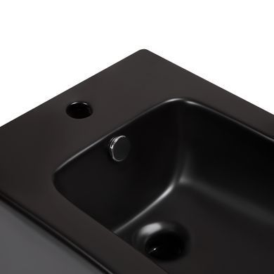 фото Биде напольное Qtap Scorpio 530x360x395 Matt black QT14441003CMB