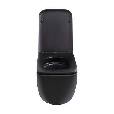 фотографія Унітаз підвісний Qtap Gemini безободковий з сидінням Soft-close QT2533076EUQMB