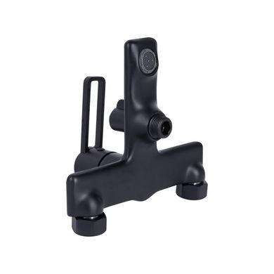фотографія Змішувач для ванни Qtap Taurus (з душовим гарнітуром) QTTAU259BLM45662 Black Matt