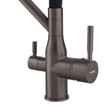 фото Змішувач для кухні Mixxus Premium Gravity 021 GRAPHITE REFL.BLACK (MI6979)