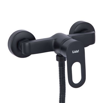 фотографія Змішувач для душу Lidz Latwa 010 (з душовим гарнітуром) (k40) LDLAT010BLA45421 Black