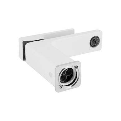 фотографія Змішувач для раковини Qtap Gemini (з гігієнічним душем) QTGEM272CRW45691 Chrome/White