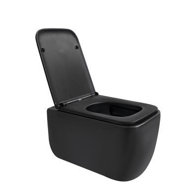 фотографія Унітаз підвісний Qtap Gemini безободковий з сидінням Soft-close QT2533076EUQMB