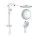 фото Душевая система с термостатом для настенного монтажа Grohe Rainshower Smartactive 310 (27966001)