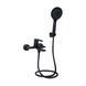 Змішувач для ванни Qtap Taurus (з душовим гарнітуром) QTTAU259BLM45662 Black Matt