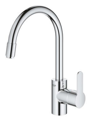 фото Змішувач для кухні з висувним виливом Grohe Eurostyle Cosmopolitan (31126004)