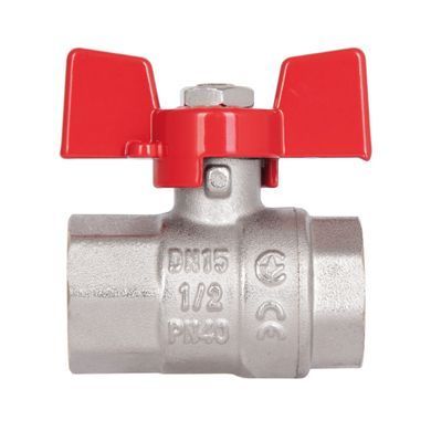 фотографія Кран кульовий Thermo Alliance Standart 1/2" ВР для води (метелик) SD602NW15PN40