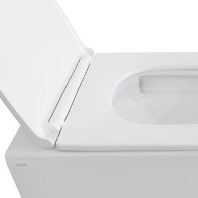 фотографія Унітаз підвісний Qtap Gemini безободковий з сидінням Soft-close QT2533076EUQW