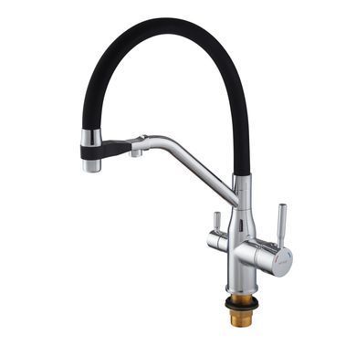 фотографія Змішувач для кухні MixxusPremium Gravity 021 REFL.BLACK (MI6977)
